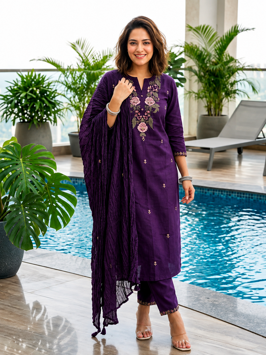 Meherbaan Cotton Kurti Set