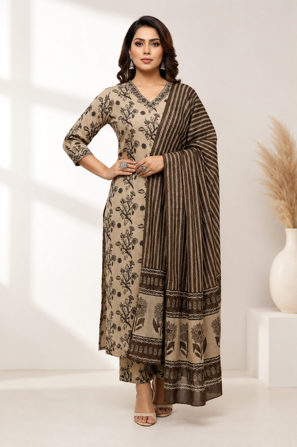 Mourika Cotton Kurti Set