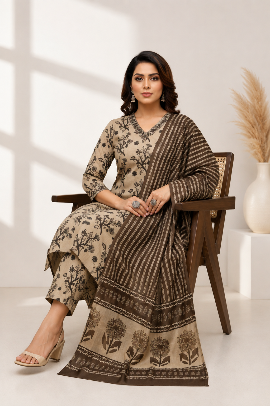Mourika Cotton Kurti Set