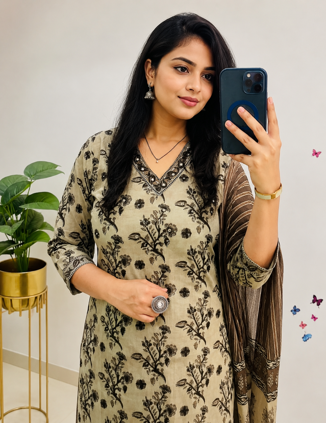 Mourika Cotton Kurti Set