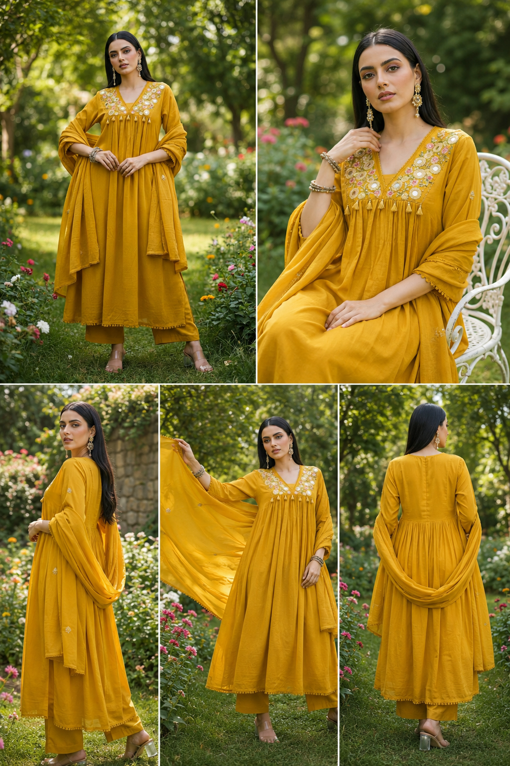 Cheers To summer Designer Cotton Kurti Set