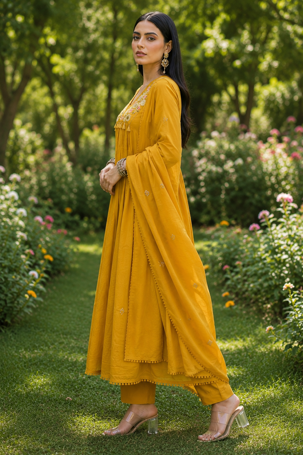 Cheers To summer Designer Cotton Kurti Set