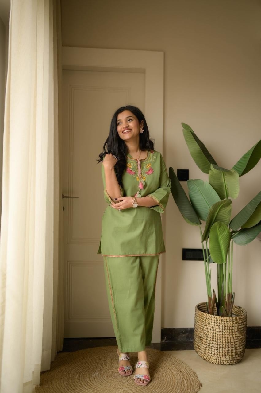 Casual Wear Cord Sets For Women Set