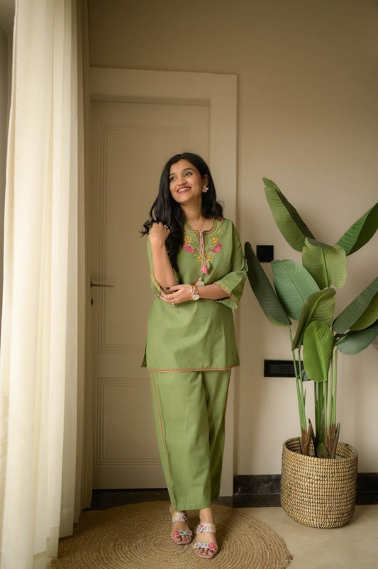 Casual Wear Cord Sets For Women Set